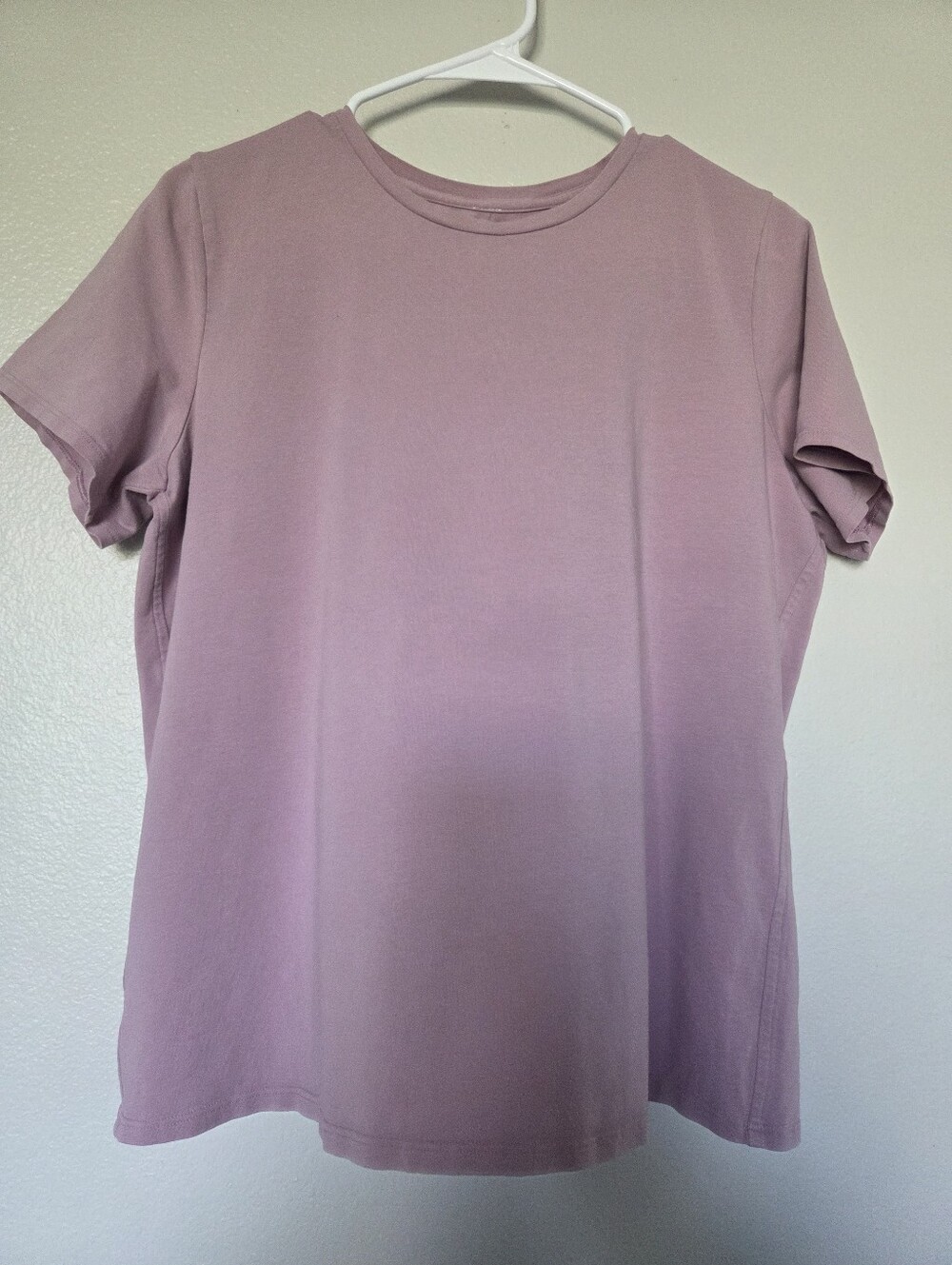 Lululemon Organic Cotton Straight-Hem Crewneck T-Shirt Dusty Lavender Size M
